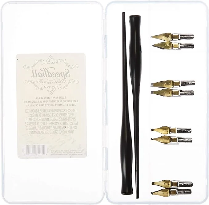 Speedball - Calligraphy Storage 10 pz Set : Klassieke Editie