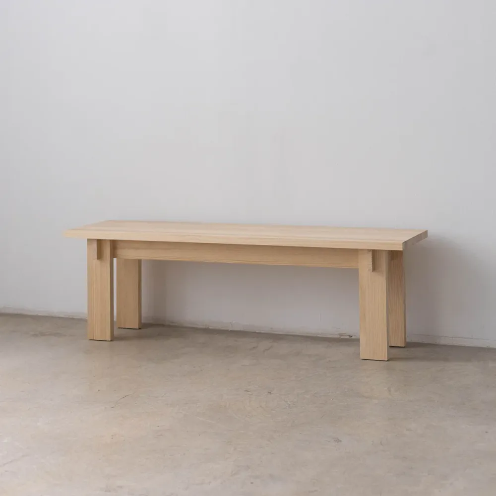 Begur groot bench solid pine wood 150 cm