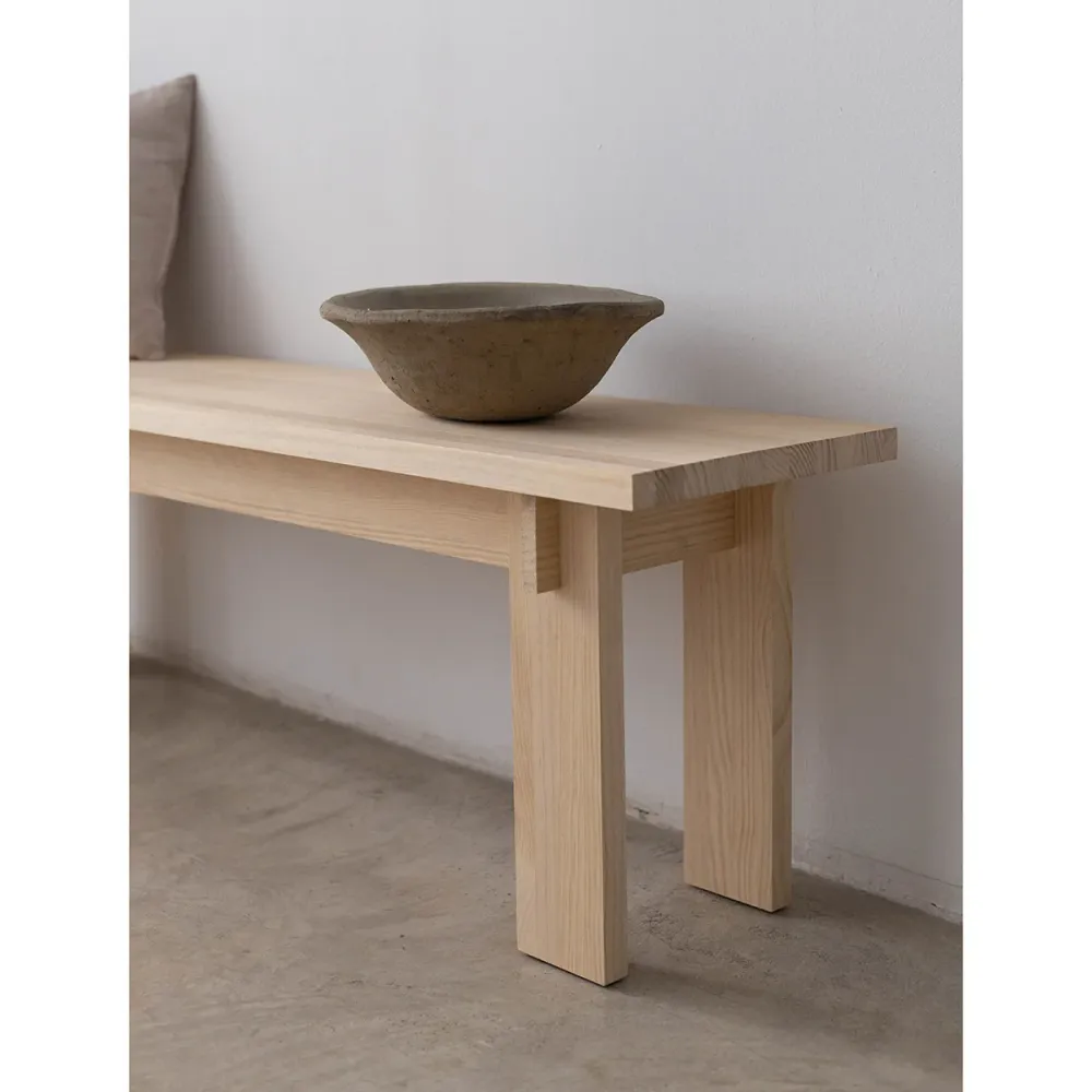 Begur groot bench solid pine wood 150 cm