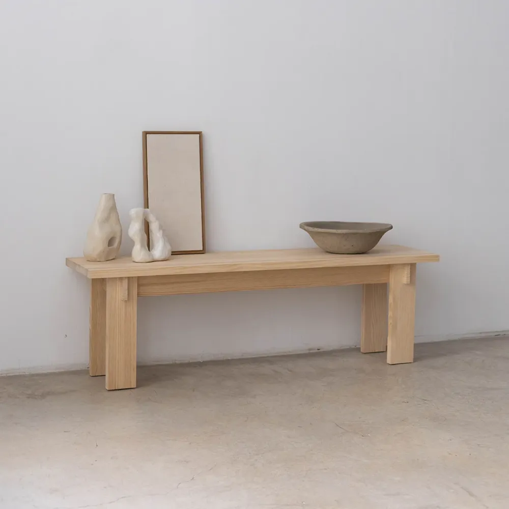 Begur large bench solid grenen wood 150 cm