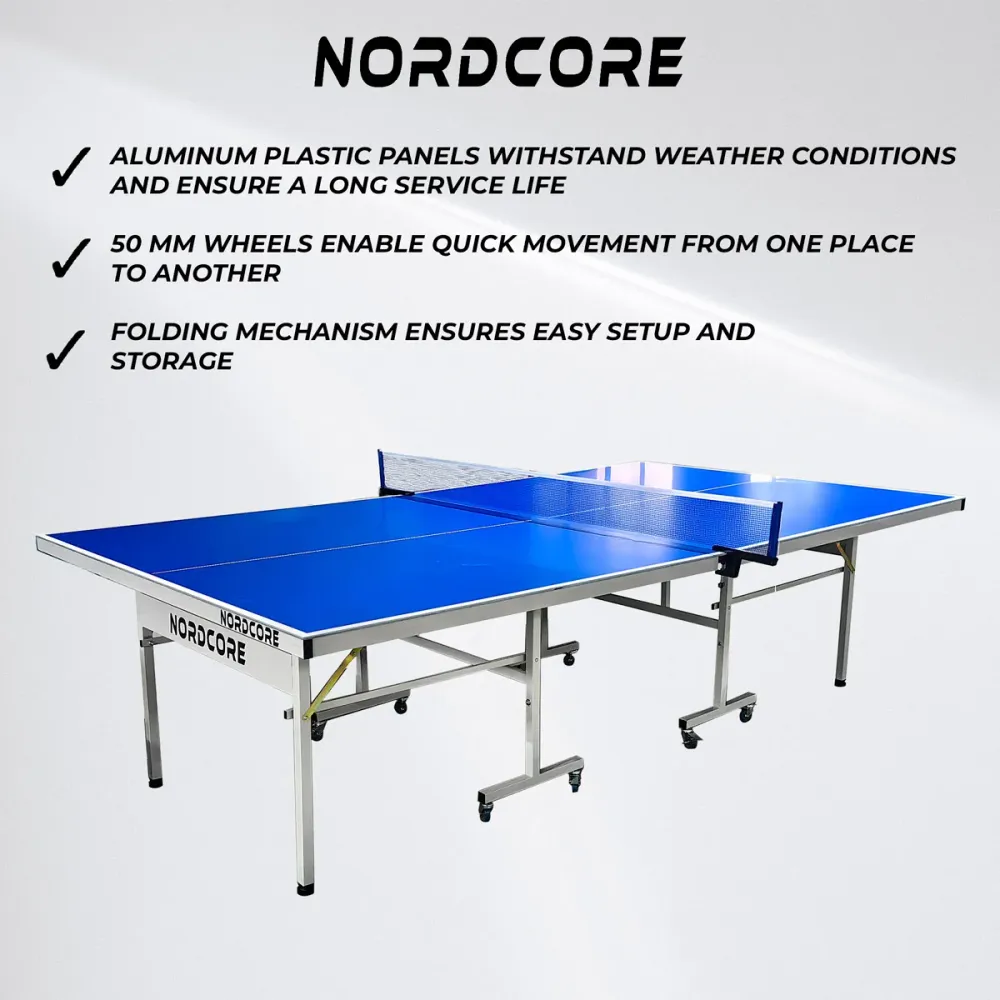 Nordcore Ping Pong Table Outdoor Topkwaliteit Geschilderd Hout