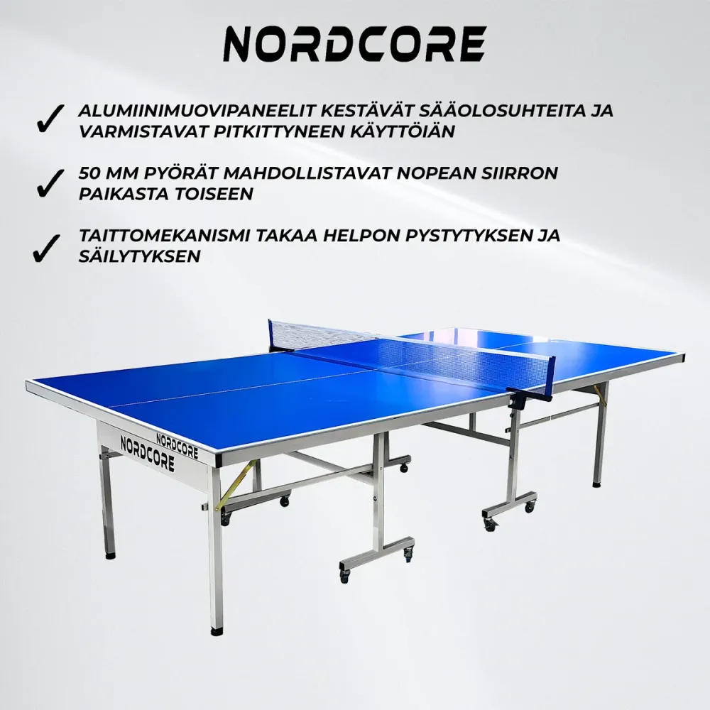 Nordcore Ping Pong Table Outdoor Topkwaliteit Geschilderd Hout