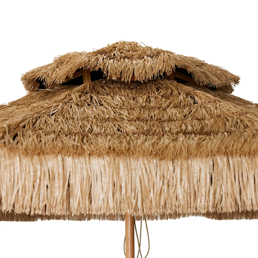 HKLIVING parasol Patio – raffia
