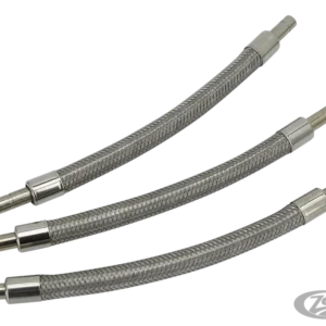 12" braided roestvast hose w/pipe end Harley-Davidson