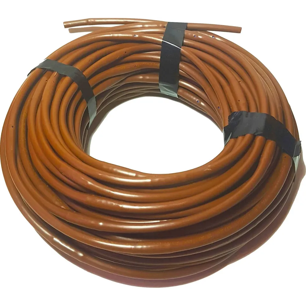 DIG Irrigation 31-018B 1/2″ Poly Drip Tubing, 0.570 ID x .670 OD, 500 Feet, Bruin Tubing
