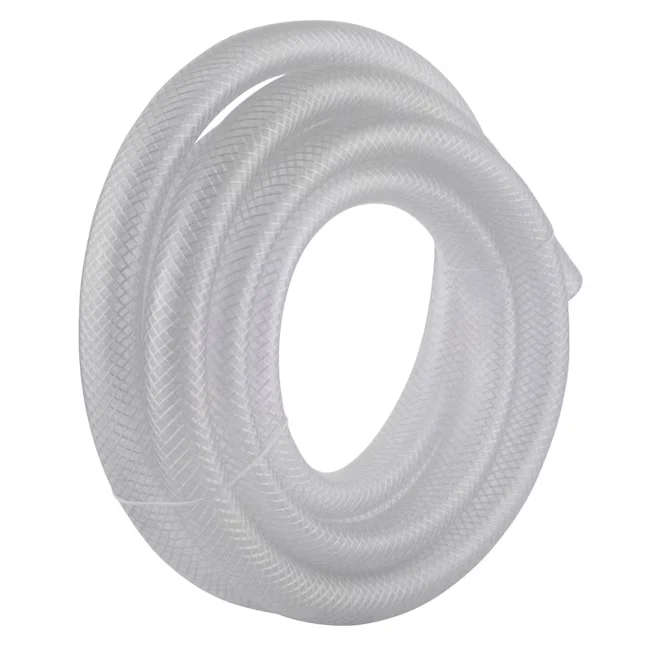 EZ-FLO 3/4- ID x 10-ft Reinforced PVC Helder Reinforced Braided Vinyl Tubing