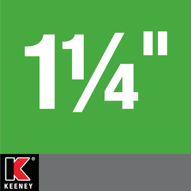 Keeney 1-1/4- Messing J-bend