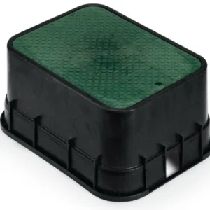 Rain Bird - PVBSTD 12" PVB Standard Valve Box - Zwart Body & Drop- Green Lid