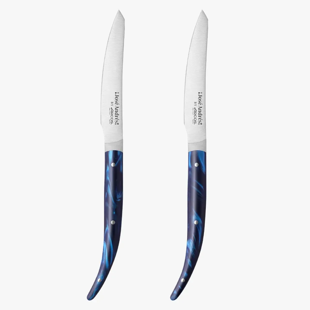 2-Piece Set Blauw Table Knife José Andrés