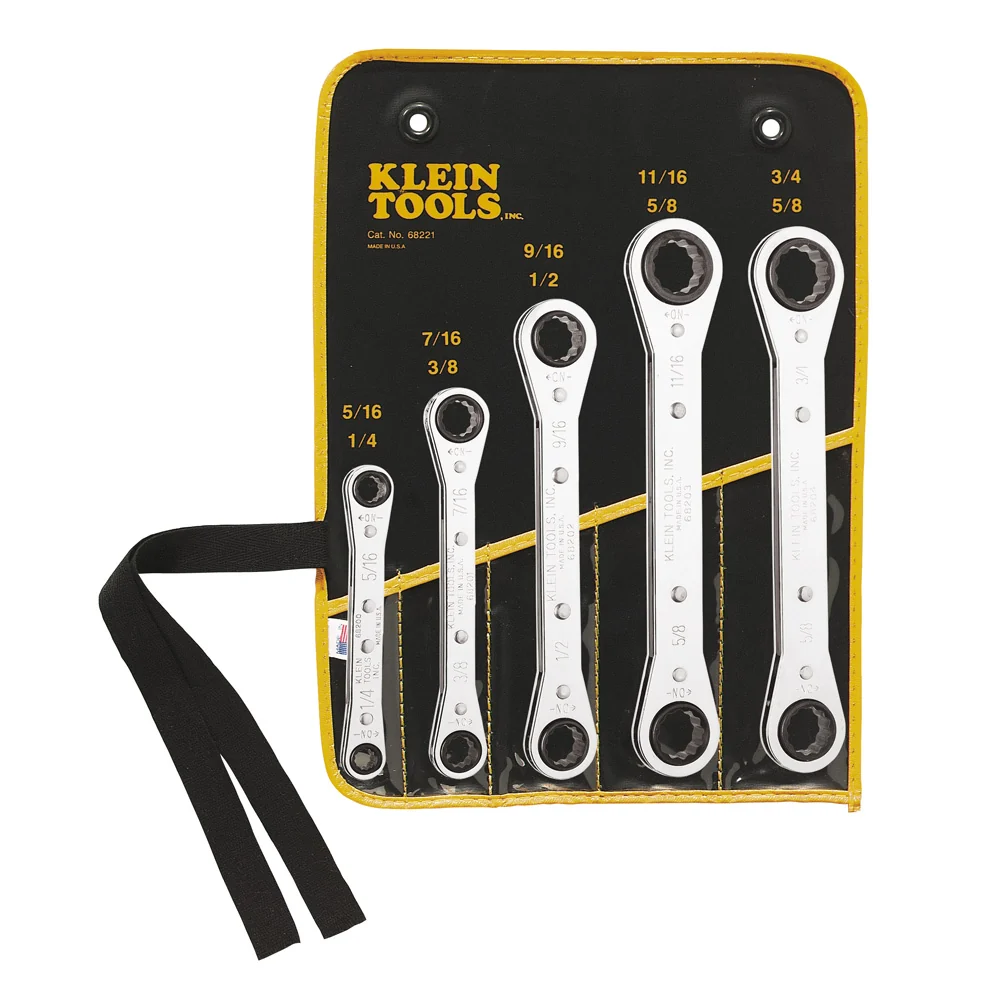 GERING TOOLS 5 PC. Ratcheting Box Wrench Set | Rostvrij |