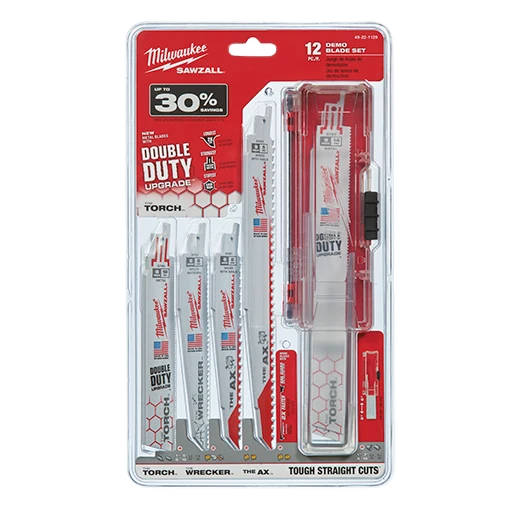 MILWAUKEE 12 PC. SAWZALL® Demolition Blade Set