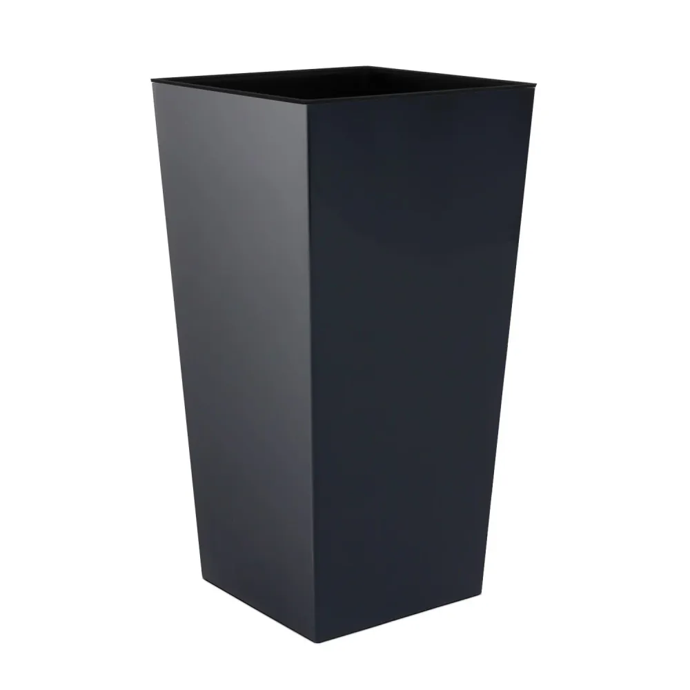Bloempot met een inzet Urbi Square DURS265-S433 - antraciet voor Kruiden