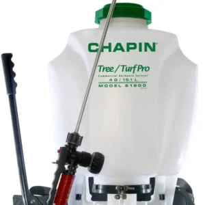 Chapin 61900: 4-Gallon Tree & Turf Pro Commercial Met de hand Backpack Sprayer Stainless Steel Wand met Anti-aanbak Laag