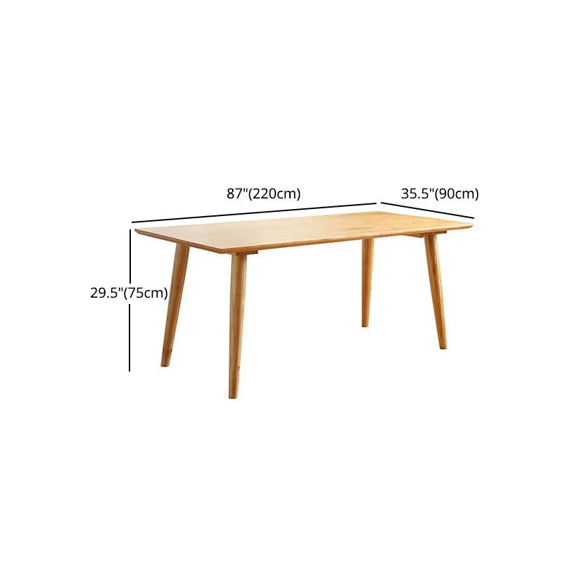 1/2/3/4/5/7 Pcs Modern Dining Set Rectangle Table and Hout Chairs Dinette Set
