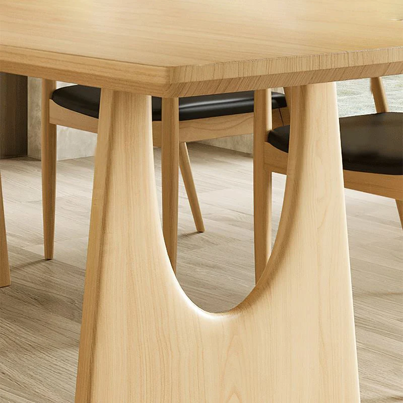 1/2/4/5/7 Pieces Rectangle Dining Set Solid Wood Dining Table Massief hout Chairs