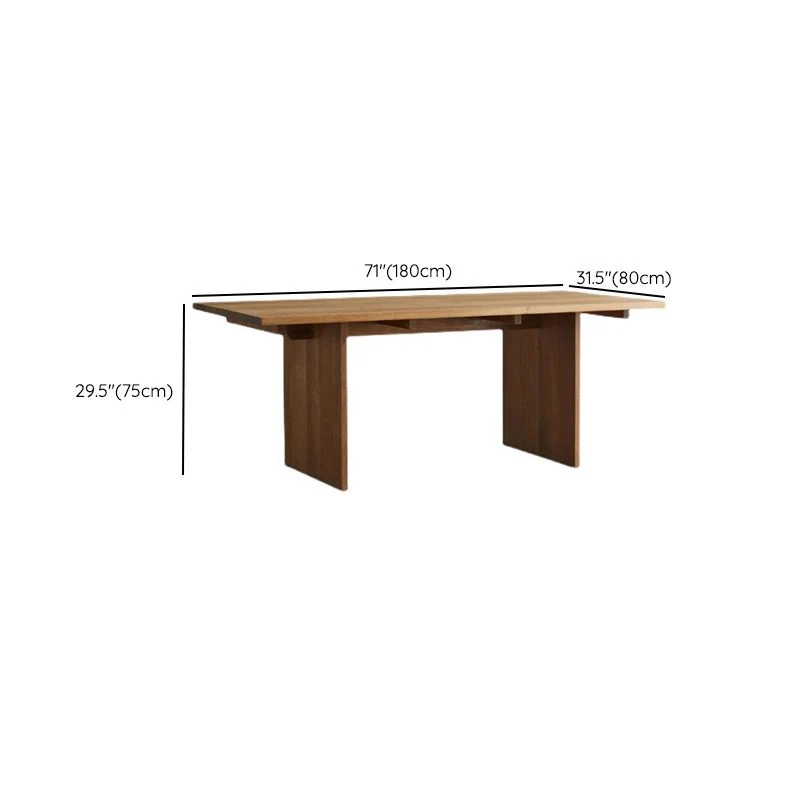 1/3/4/5 Pieces Rectangle Dining Set Solid Wood Dining Table Houten Chairs met Eettafel en 4 Stoelen