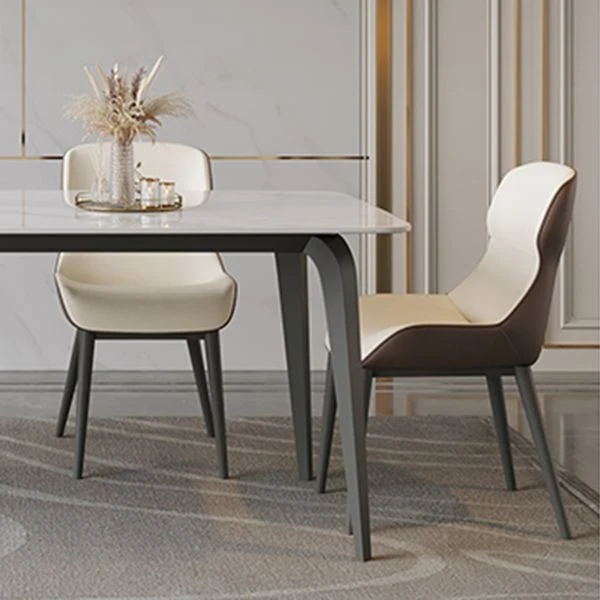 Eigentijds 1/2/5/9 Pieces Rectangle Dining Set Sintered Stone Table Dinette Set
