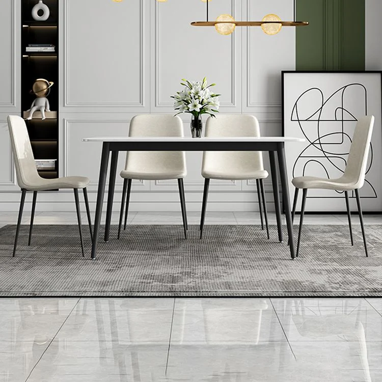 Hedendaags 1/2/5/7 Pieces Dining Set Rectangle Sintered Stone Dining Table Set