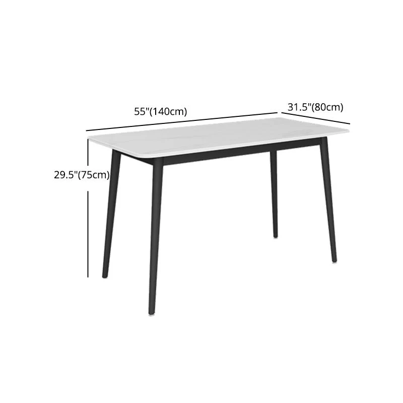 Hedendaags 1/2/5/7 Pieces Dining Set Rectangle Sintered Stone Dining Table Set