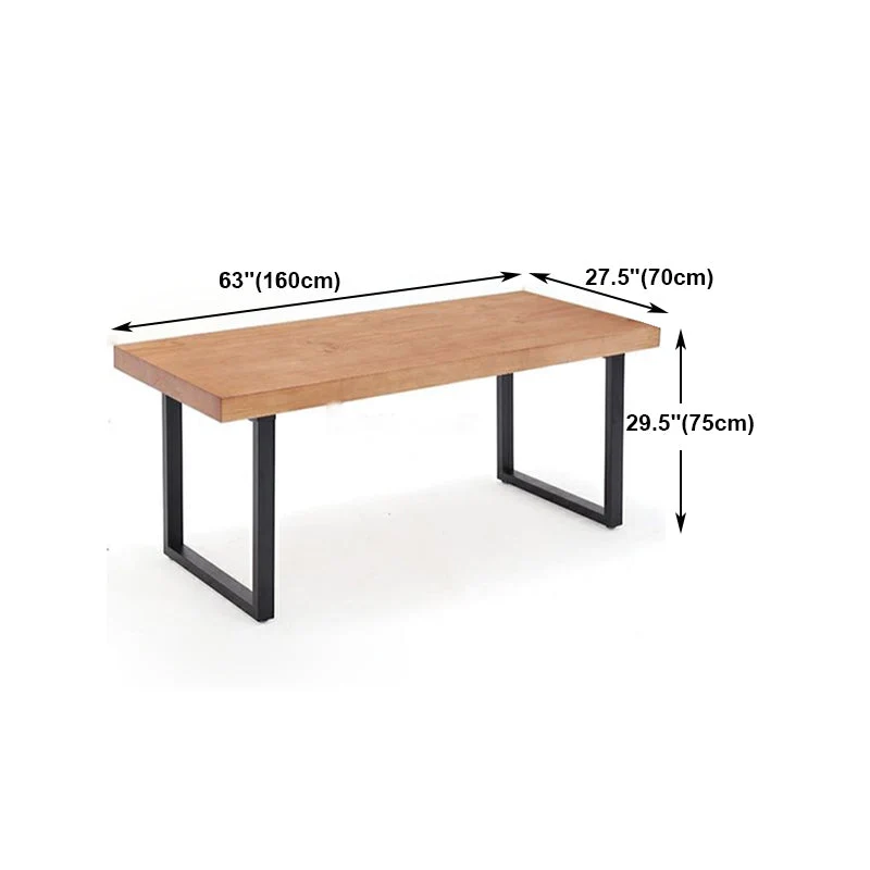 Industrial 1/2/5/7 Pieces Rectangle Dining Set Eenkleurig Wood Dining Table Chairs