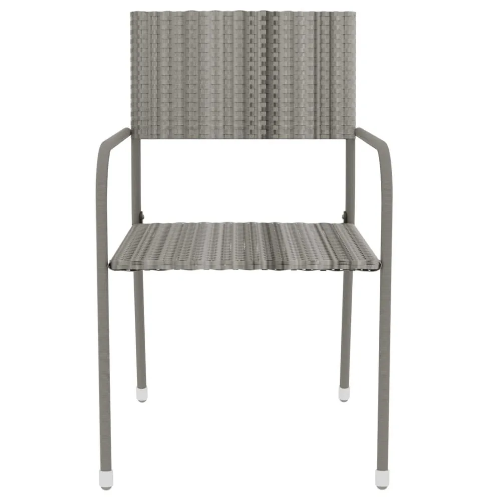 3-delige Tuinset poly rattan grijs met 5 Jaar Garantie