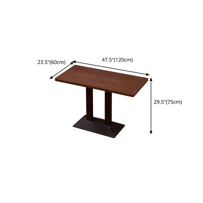 Actueel 1/3/4/5 Pieces Dining Set Geometry Wood Dining Table Set Dining Room voor Langdurig Buiten Zitten