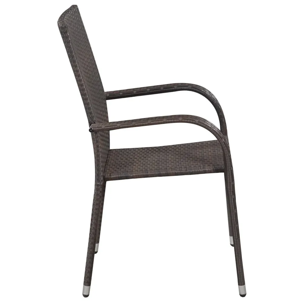 Comfortabel Luxe 7-delige Tuinset bruin
