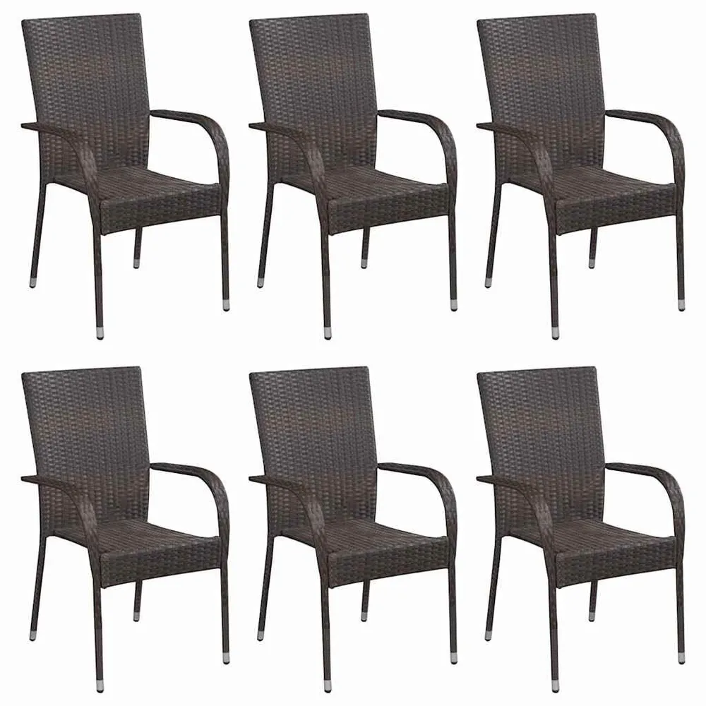 Comfortabel Luxe 7-delige Tuinset bruin