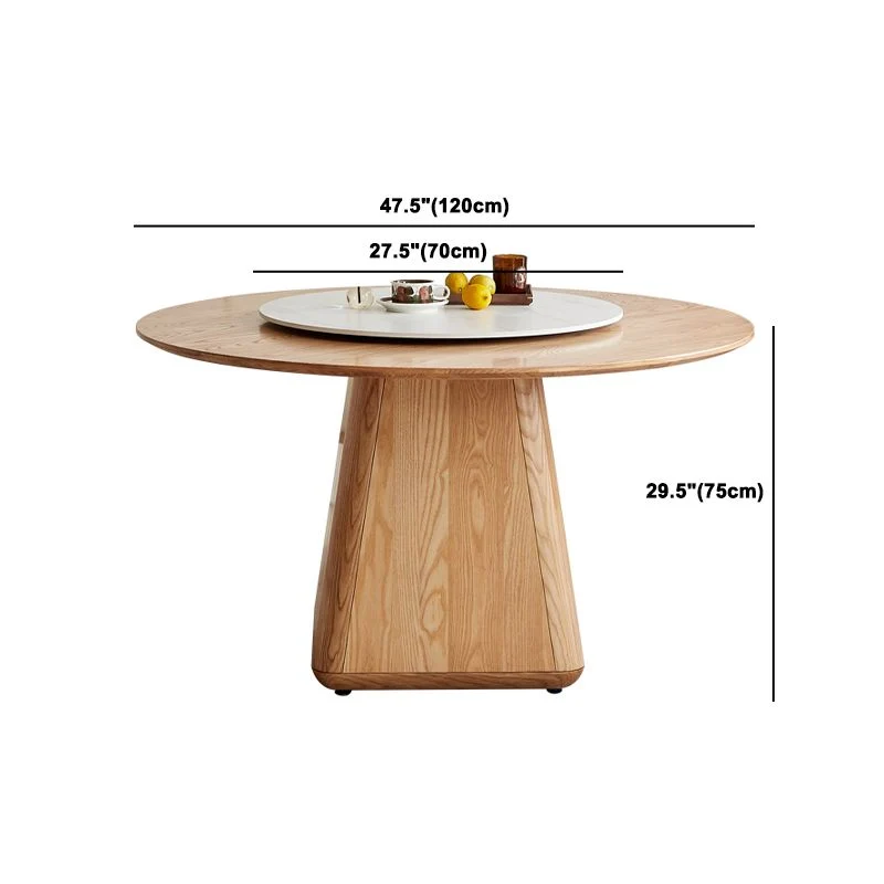 Contemporary Dining Set 1/4/5/7 Pieces Solid Wood Dining Furniture Eenkleurig Back Chairs
