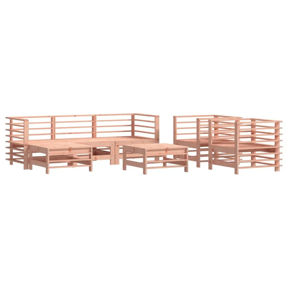 Design 7-delige Loungeset massief douglashout
