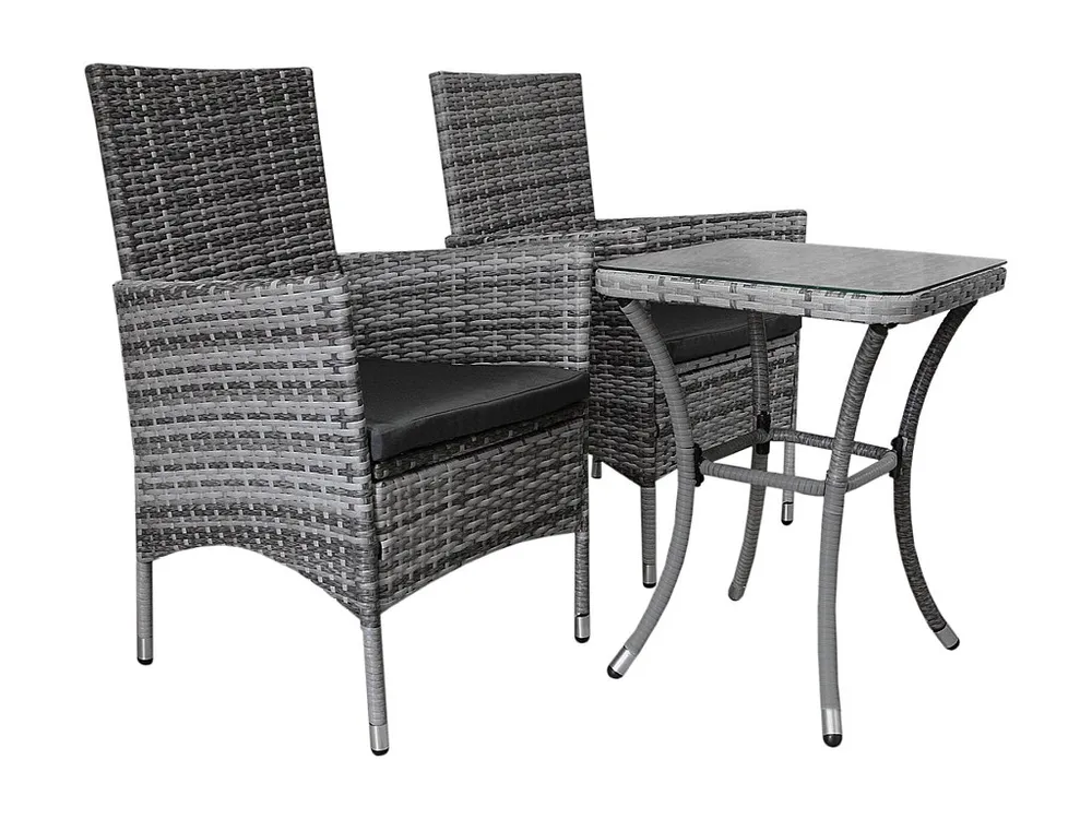 Jardà Bistroset - Grijs - 3-delig - Snel Thuisbezorgd
