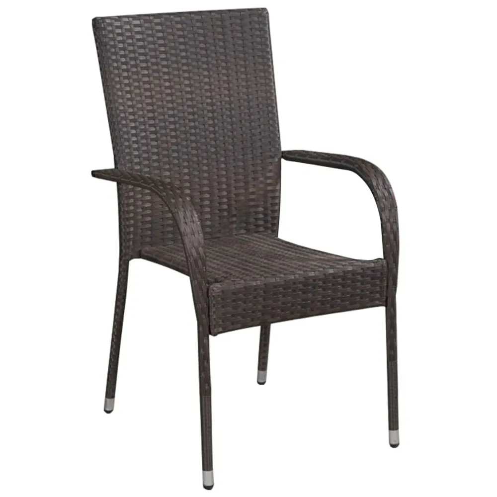 Premium Weerbestendig 5-delige Tuinset poly rattan bruin