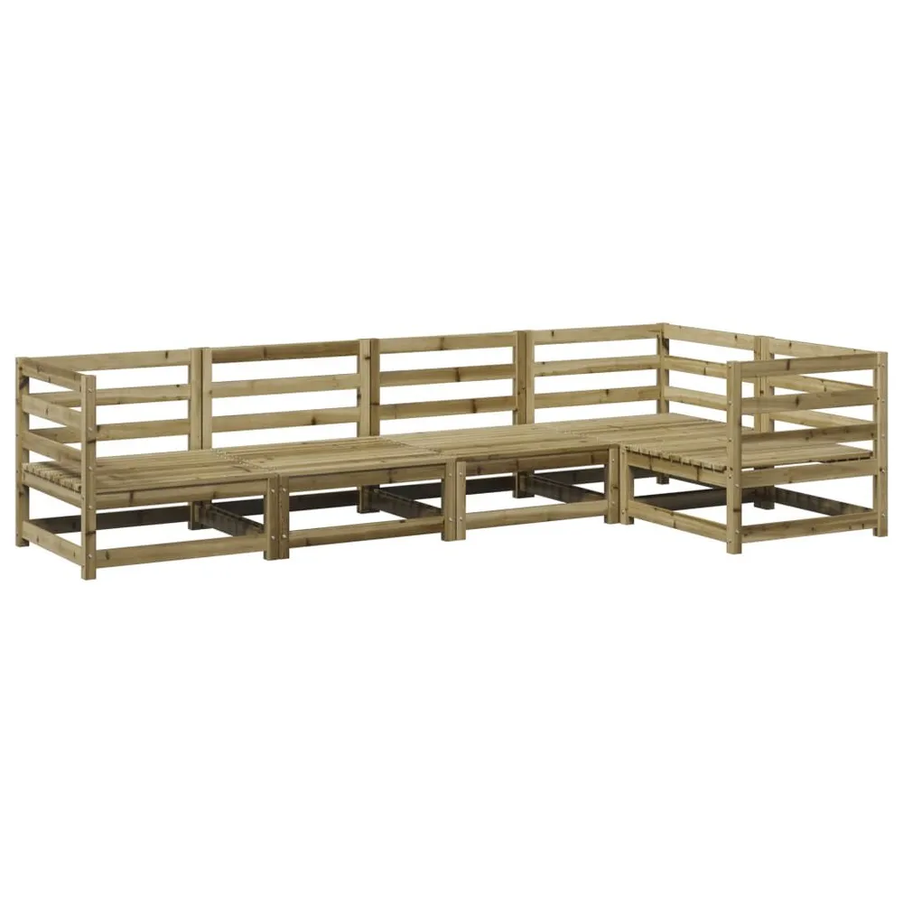 Relax 5-delige Loungeset geïmpregneerd grenenhout