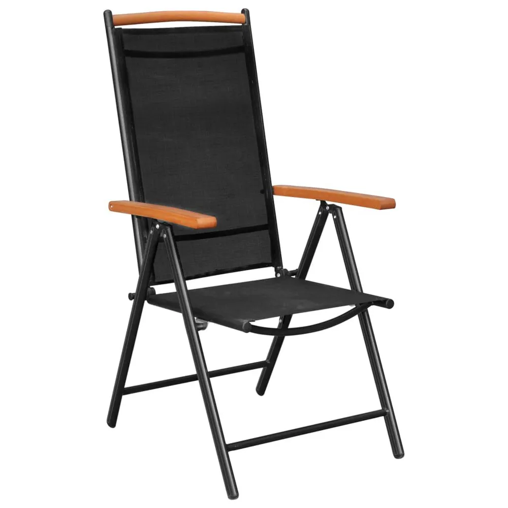 Relax 5-delige Tuinset aluminium zwart