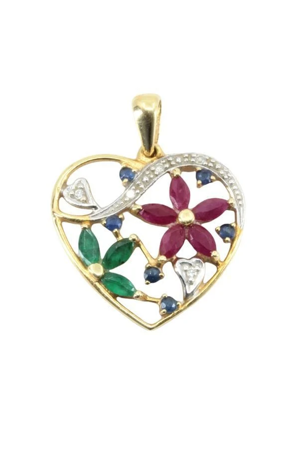 TUTTI FRUIT HEART PENDANT