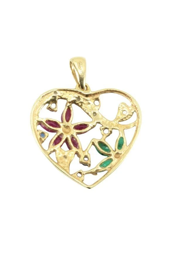 TUTTI FRUIT HEART PENDANT