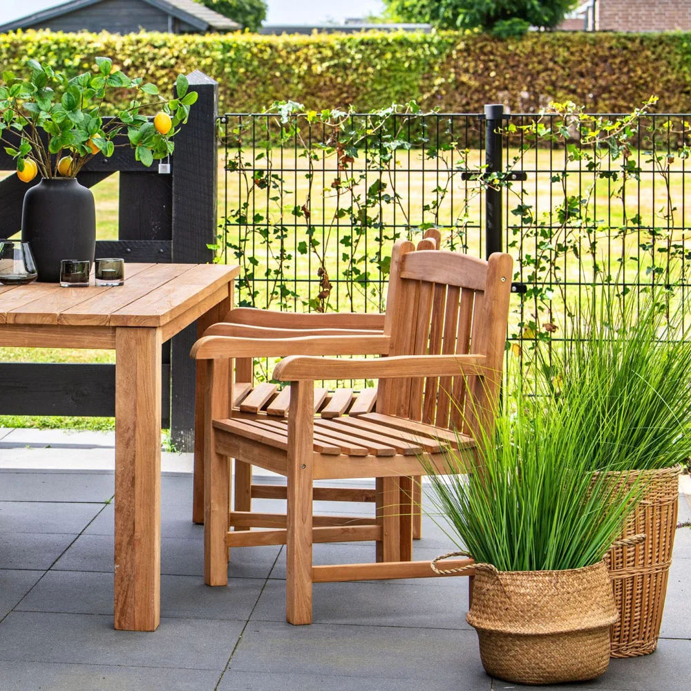 Block chair Manchester teakhout