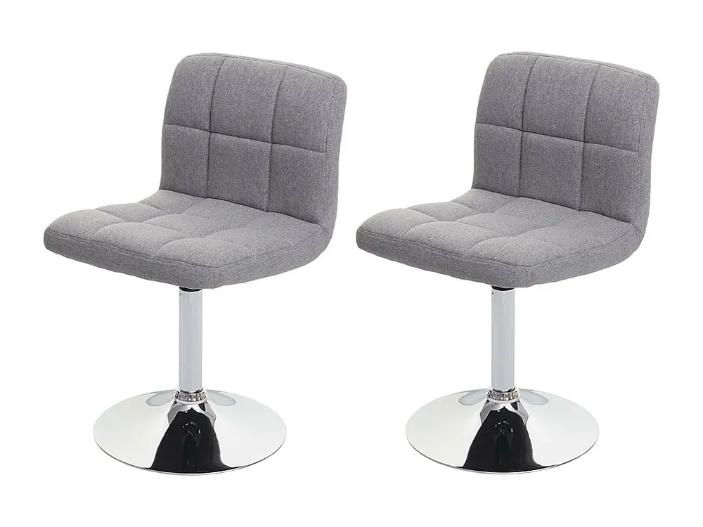 Cadiz eetkamerstoel (set van 2), lichtgrijs