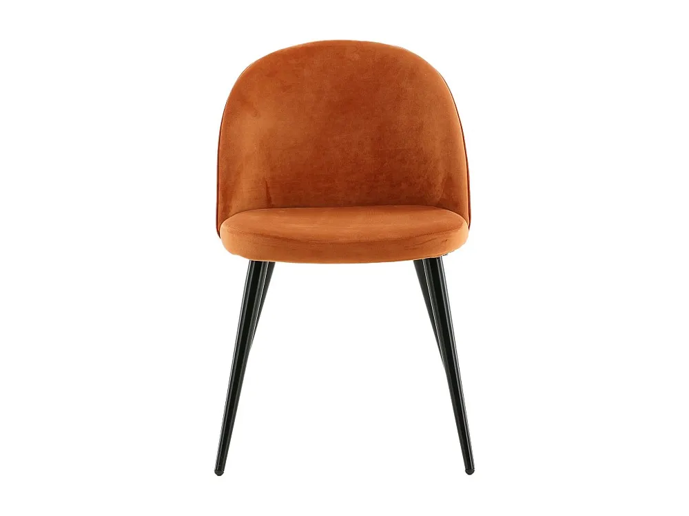 Eetkamerstoel LUXE FLUWEEL DRC 1NOS 50x57x77 Oranje
