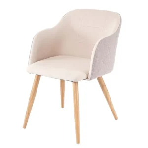 Eetkamerstoel MCW-D71, crème-beige