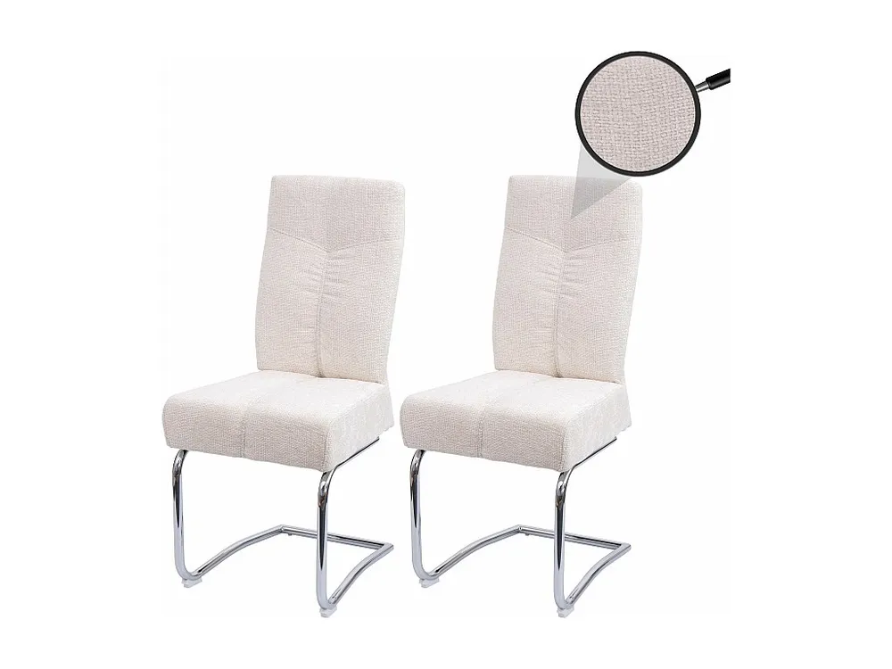 Eetkamerstoel MCW-G56 (set van 2), crème
