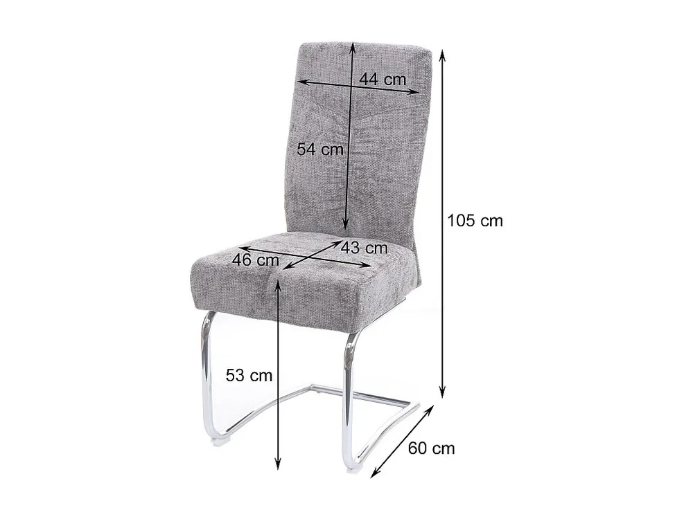 Eetkamerstoel MCW-G56 (set van 2), crème