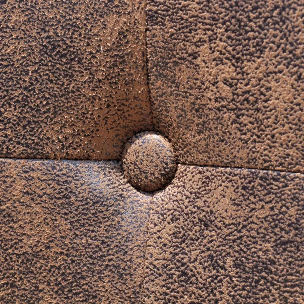 Eetkamerstoelen 2 st kunstleer bruin