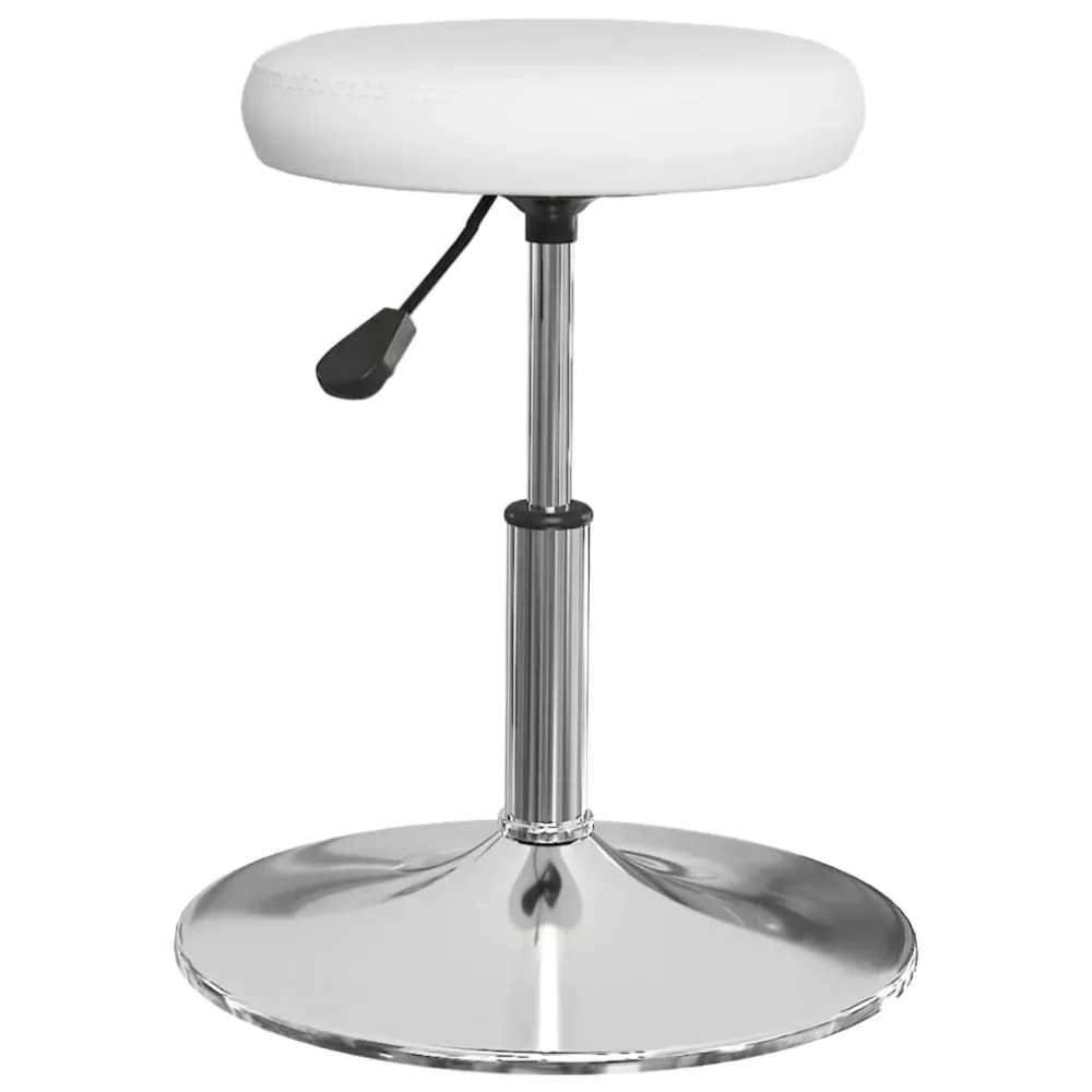 Eetkamerstoelen 4 st kunstleer wit