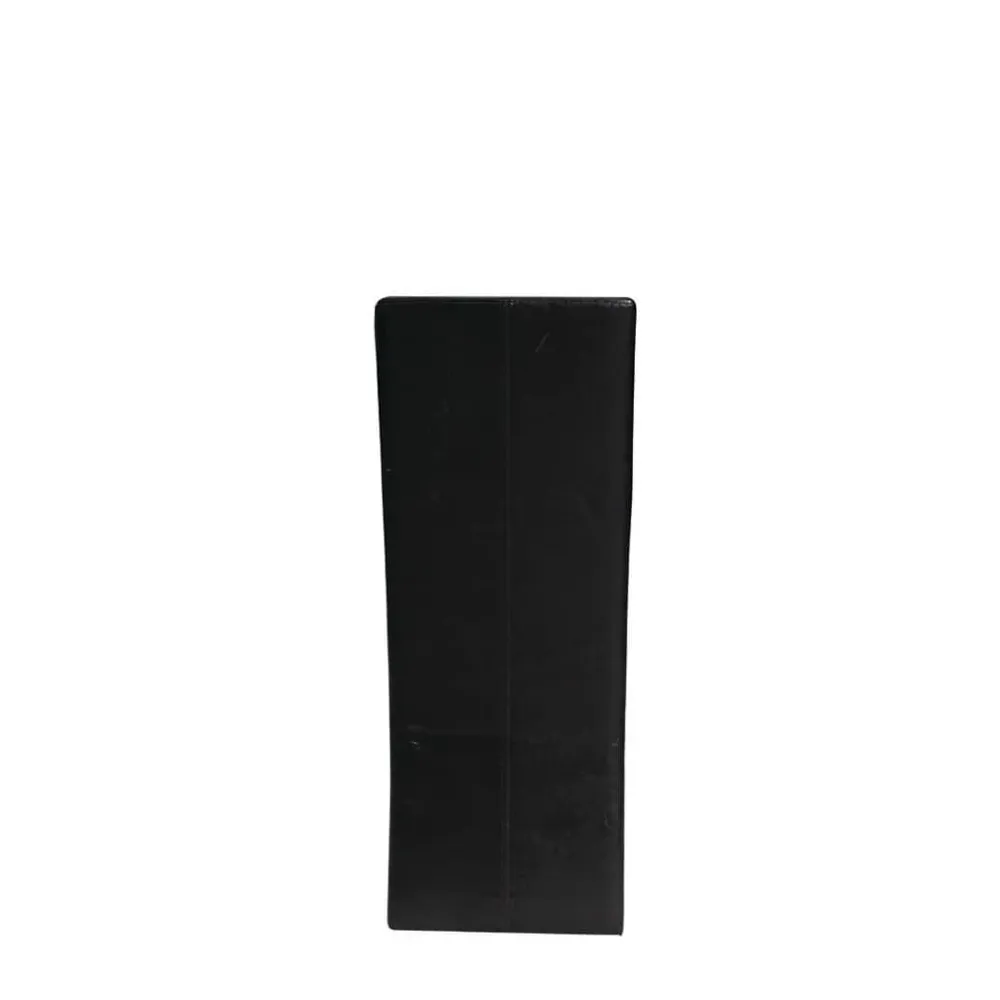 Eetkamerstoelen 2 st kunstleer zwart
