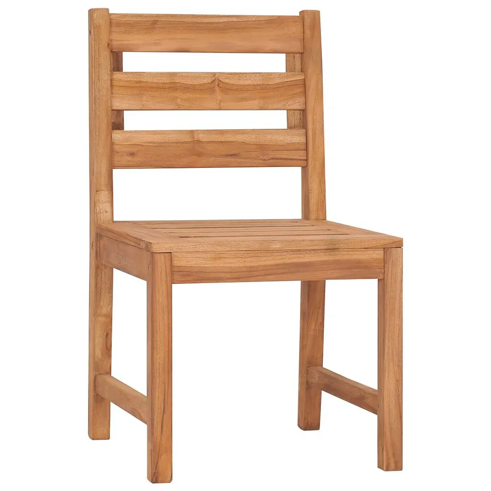 Klap- Tuinstoelen 4 st massief teakhout