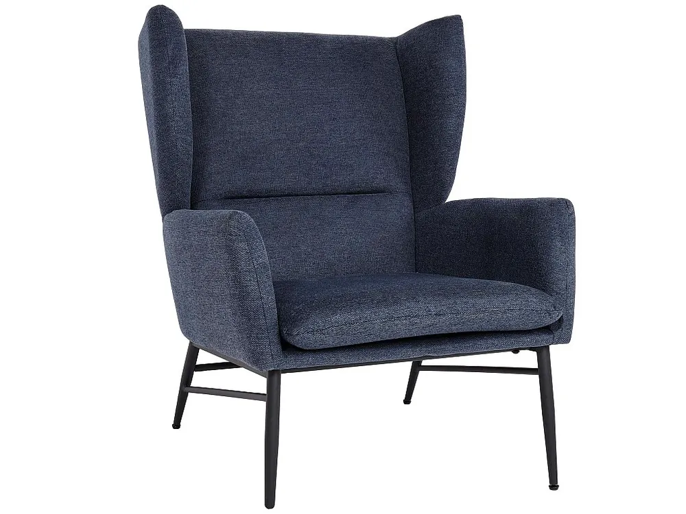 Loungestoel MCW-L62, blauw