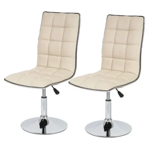 MCW-C41 eetkamerstoel (set van 2), crème