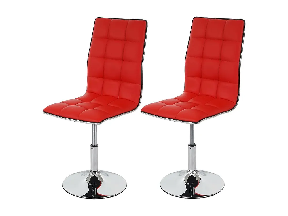 MCW-C41 eetkamerstoel (set van 2), rood