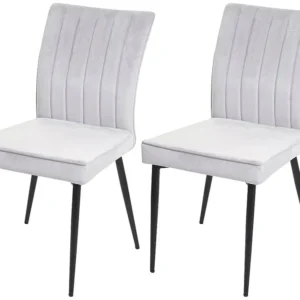 MCW-K16 eetkamerstoel (set van 2), lichtgrijs